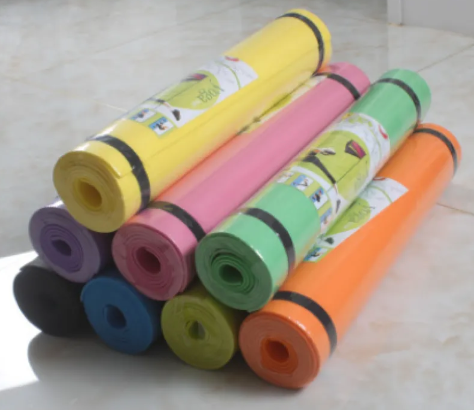 Supermyk EVA Yogamatte – Sklisikker Treningsmatte 4 mm / 6 mm