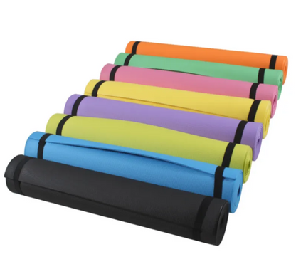 Supermyk EVA Yogamatte – Sklisikker Treningsmatte 4 mm / 6 mm