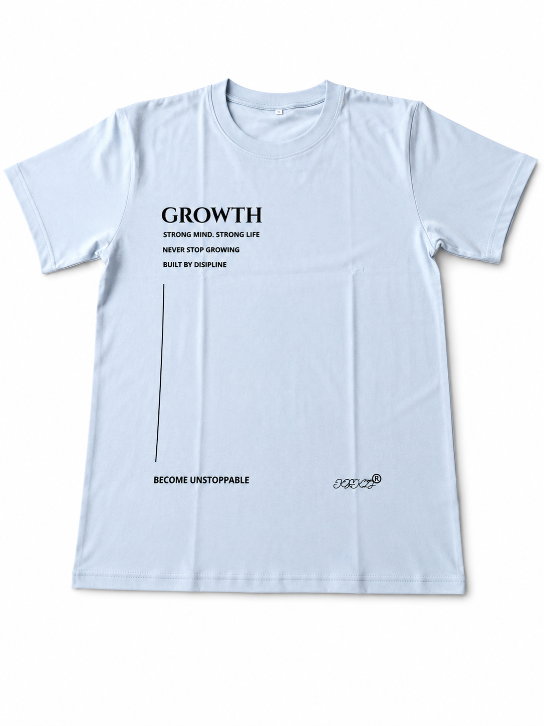 GROWTH Oversized T-skjorte – Move in Silence