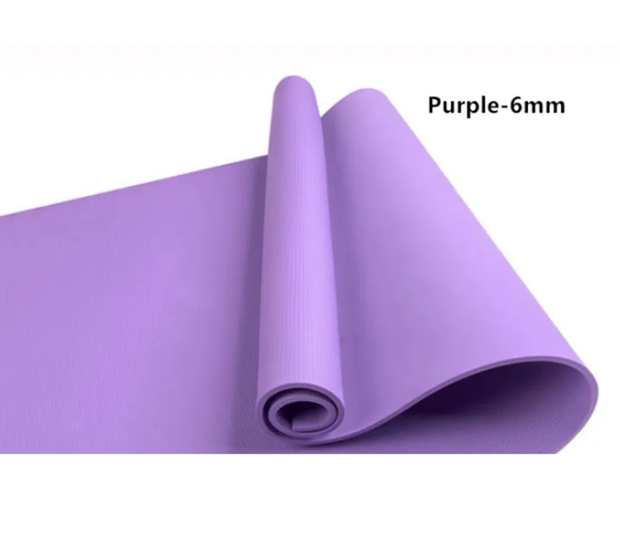 Supermyk EVA Yogamatte – Sklisikker Treningsmatte 4 mm / 6 mm