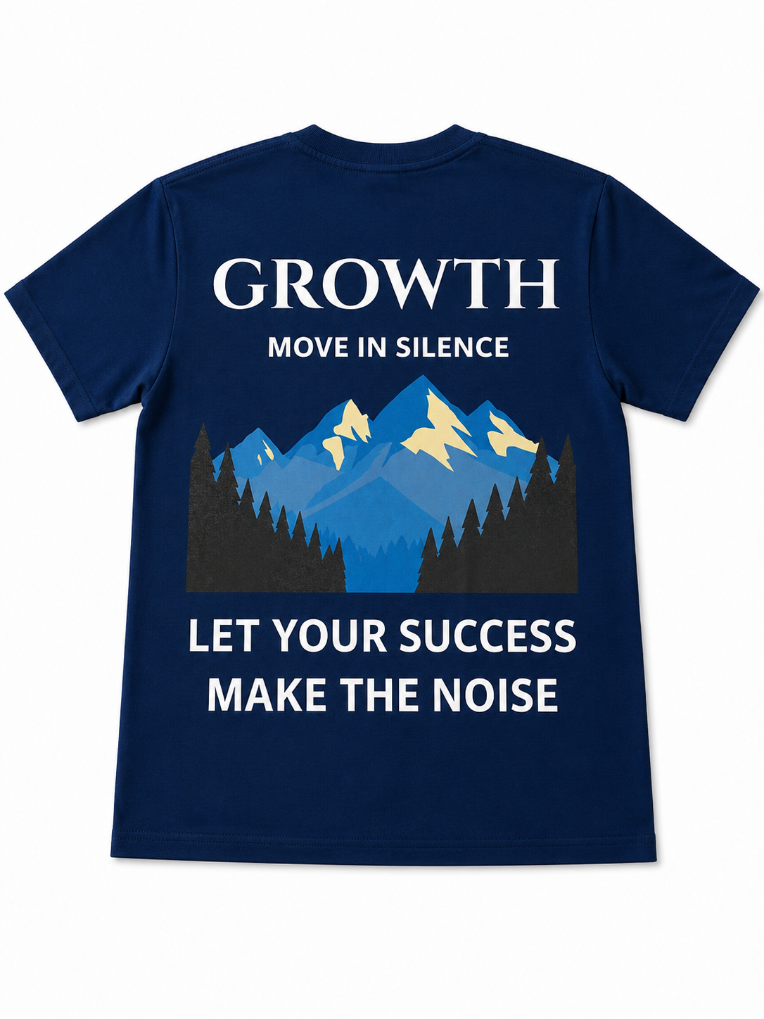 GROWTH Oversized T-skjorte – Move in Silence