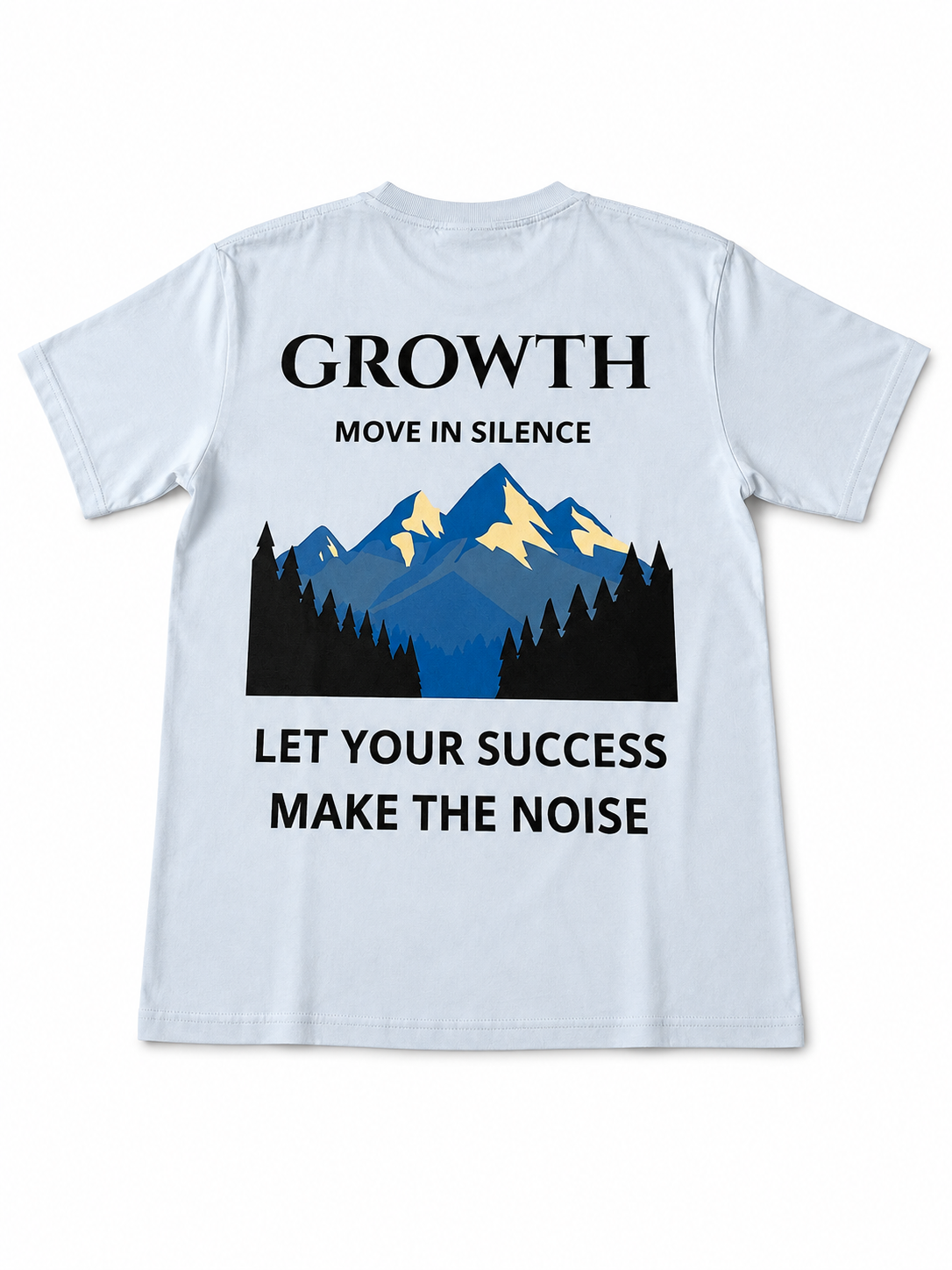 GROWTH Oversized T-skjorte – Move in Silence