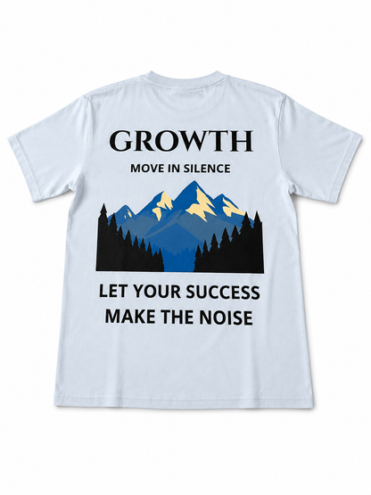 GROWTH Oversized T-skjorte – Move in Silence