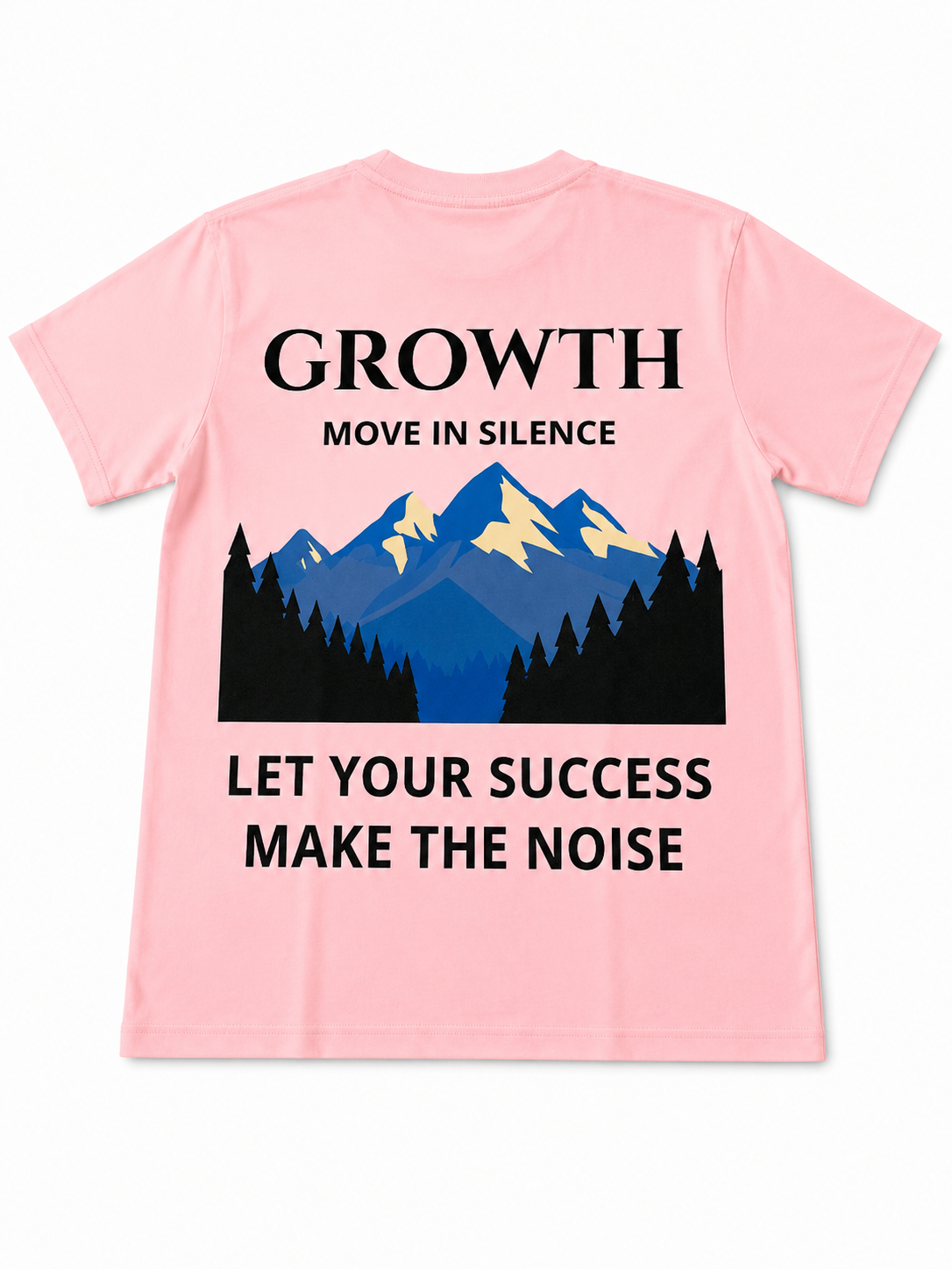 GROWTH Oversized T-skjorte – Move in Silence