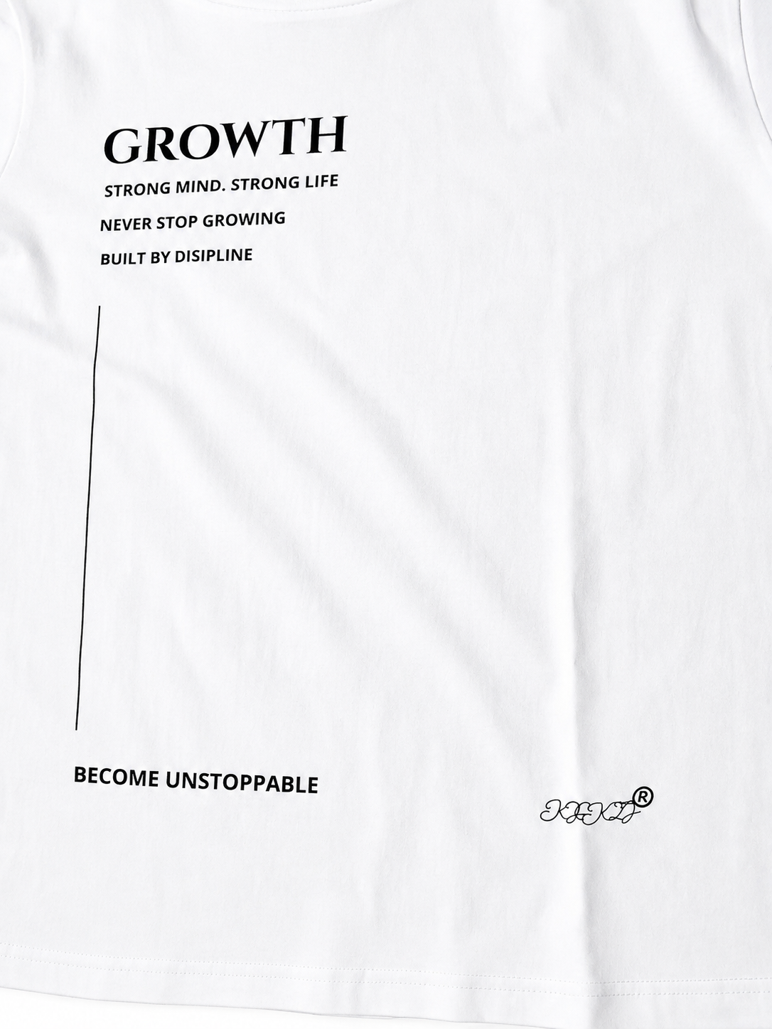 GROWTH Oversized T-skjorte – Move in Silence