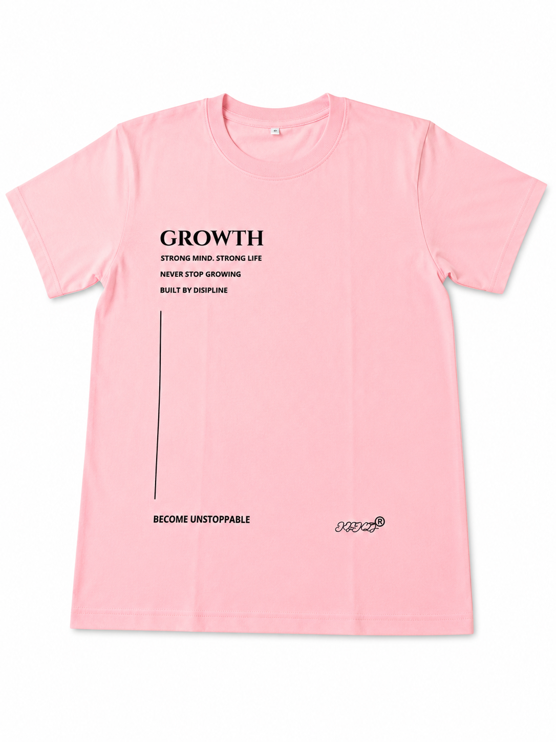 GROWTH Oversized T-skjorte – Move in Silence