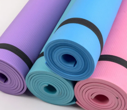 Supermyk EVA Yogamatte – Sklisikker Treningsmatte 4 mm / 6 mm